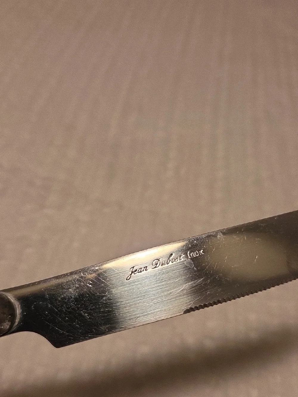 Vintage Jean Dubois Inox Flatware Knife